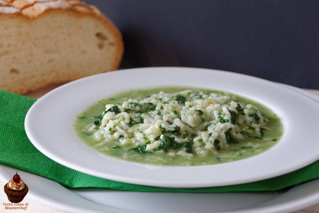 Minestra di riso e spinaci
