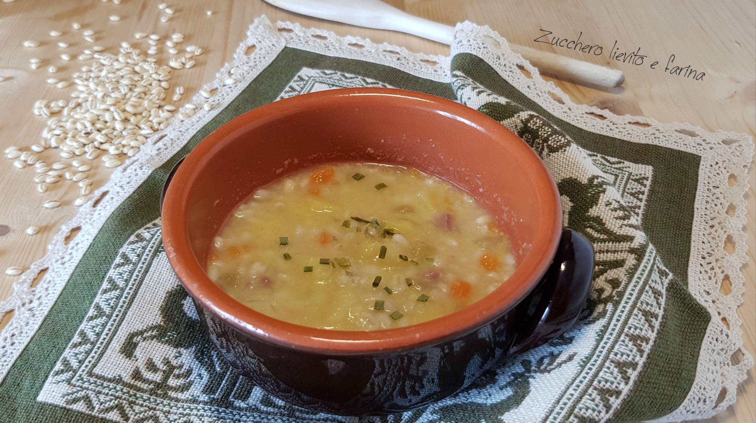 Minestra d’orzo alla trentina