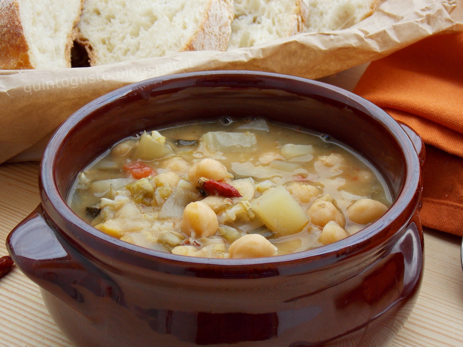 Minestrone di ceci