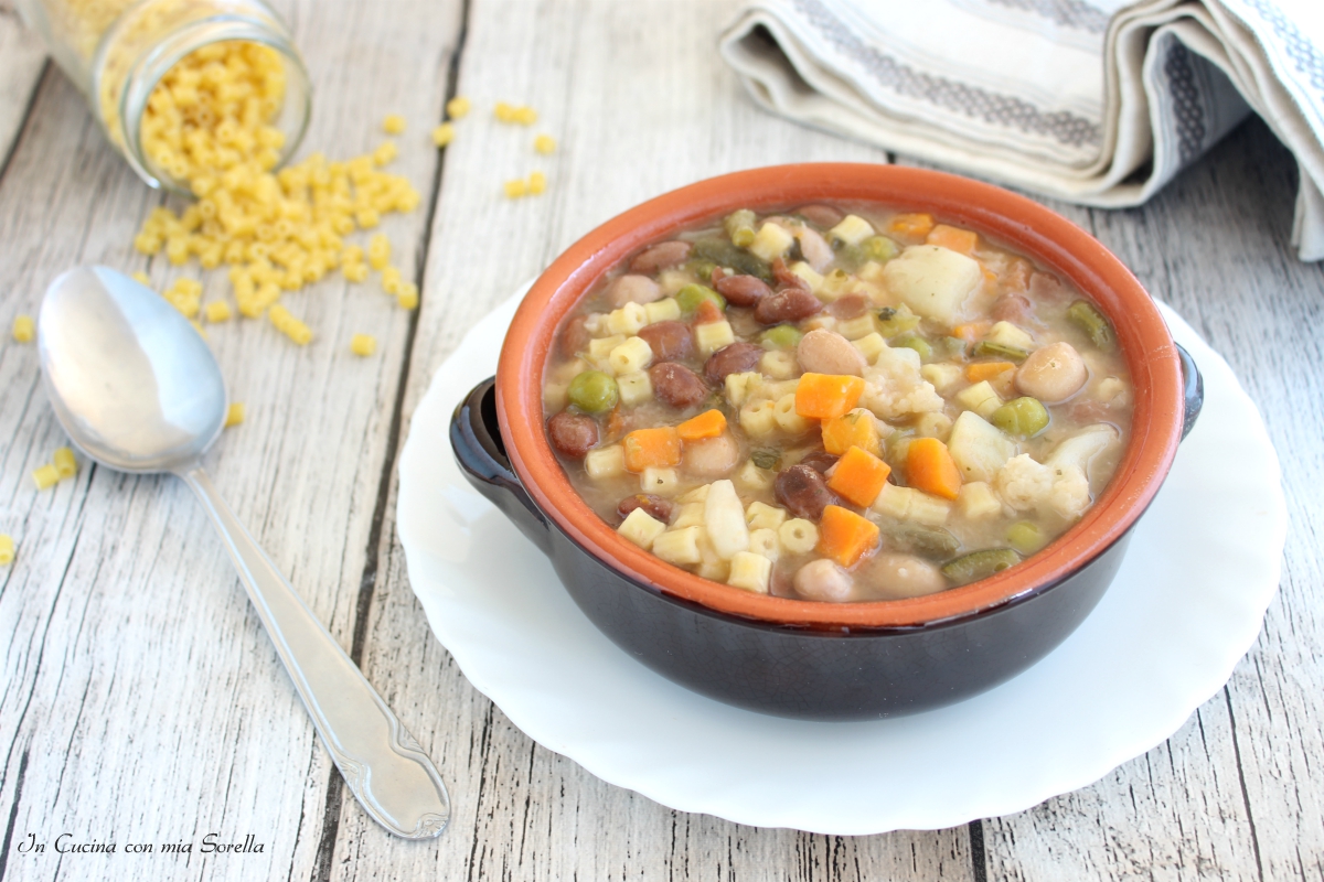 Minestrone di verdure invernali