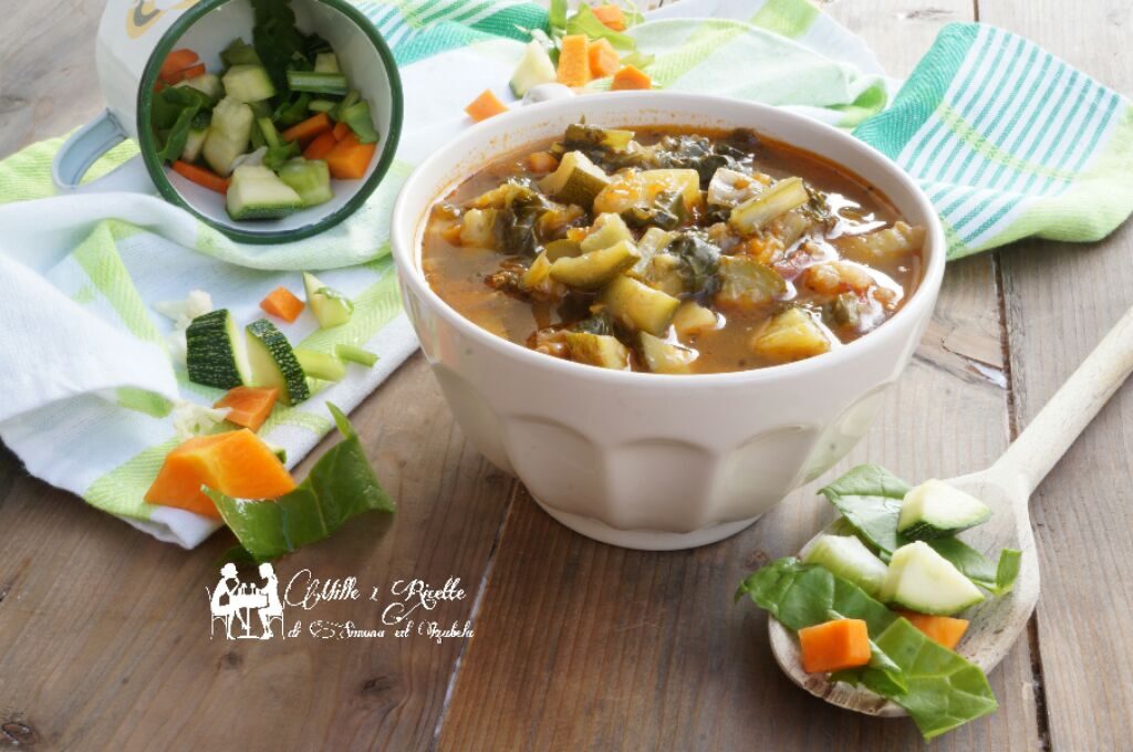 Minestrone fresco ricetta della nonna
