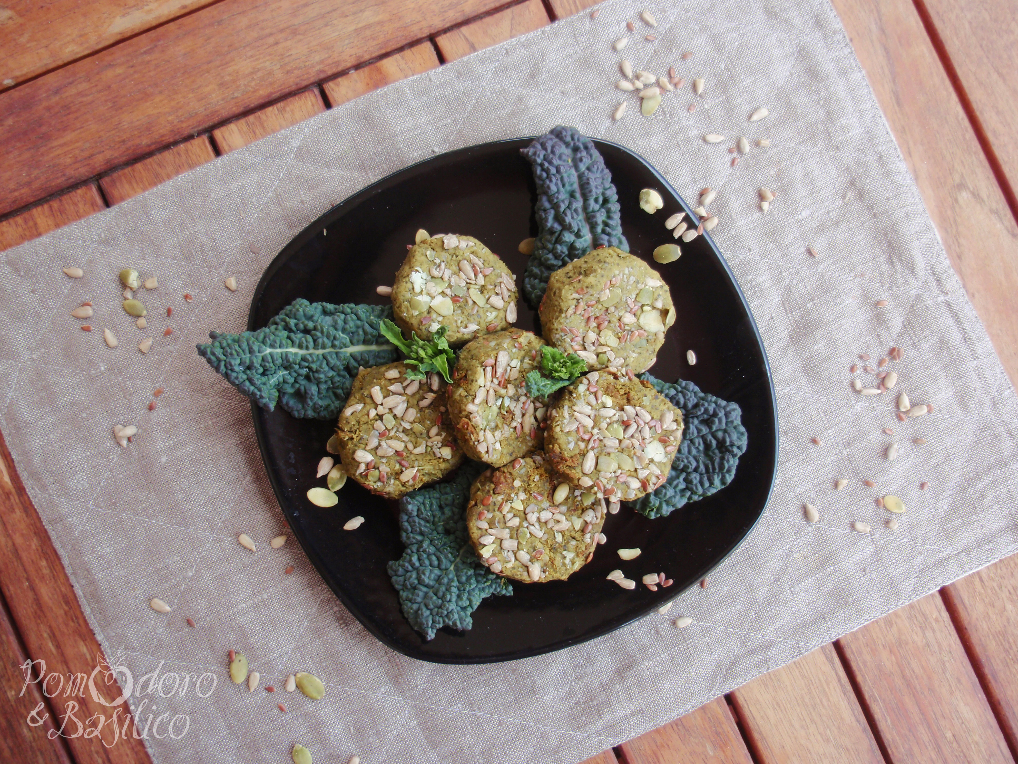 Mini burger di cavolo nero