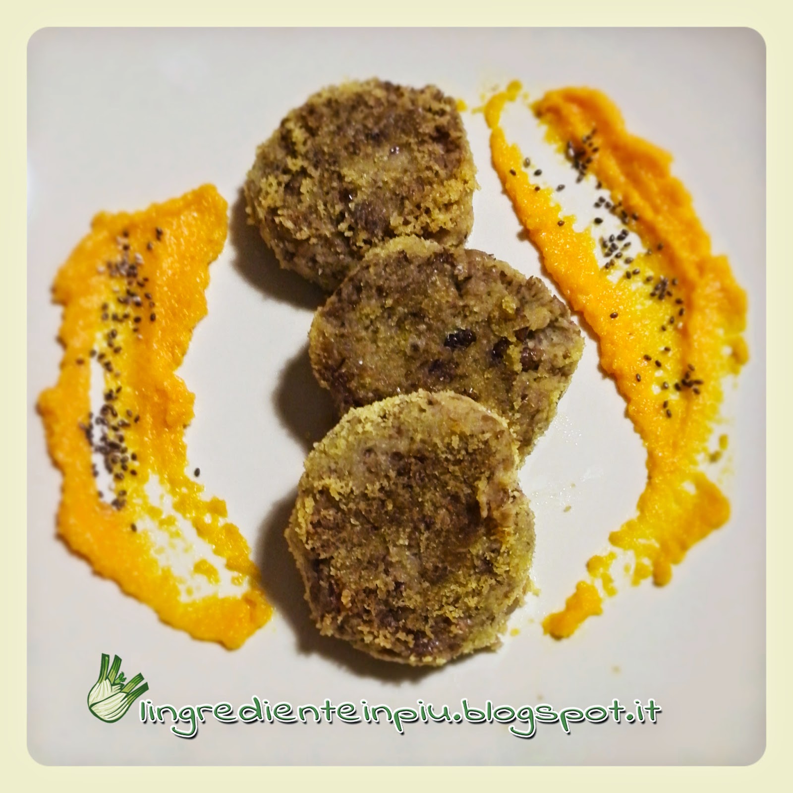 Mini burger di lenticchie con maionese di carote