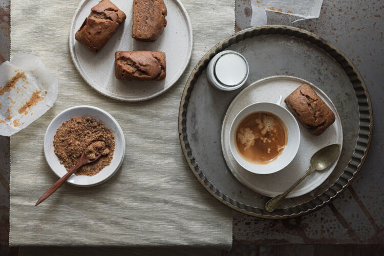 Mini cakes al caffè {senza burro, senza uova}