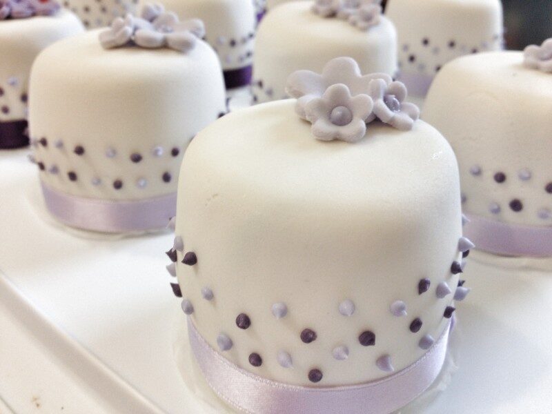 Mini cakes fiorite