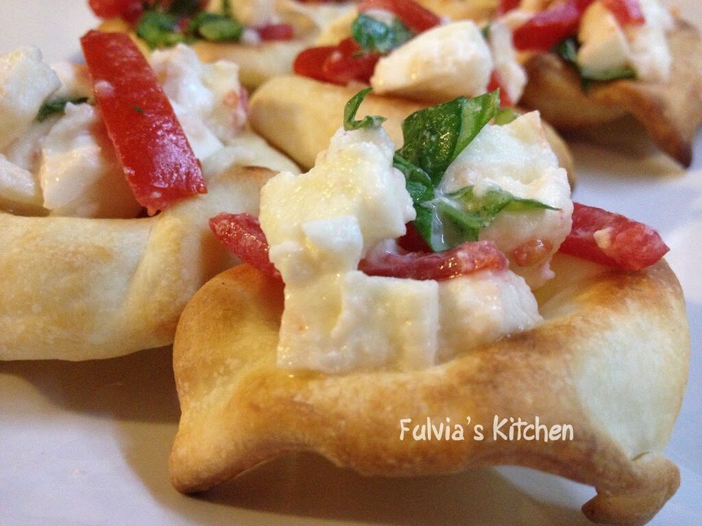 Mini cestini di pizza