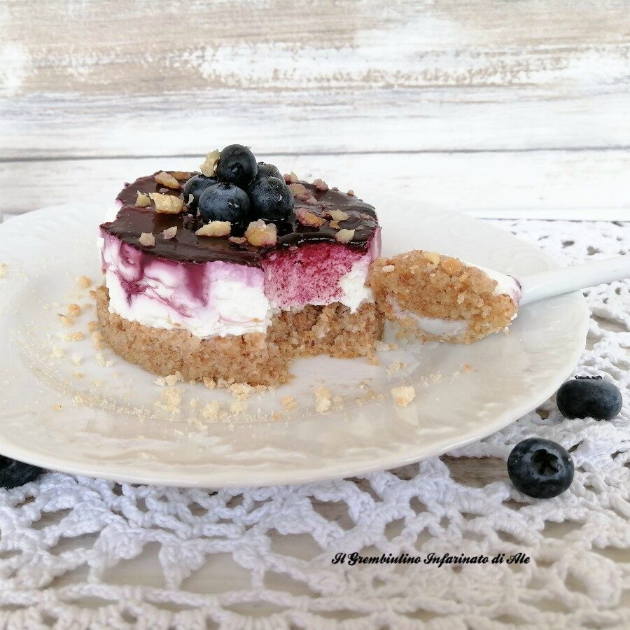Mini chees cake fit allo yogurt greco