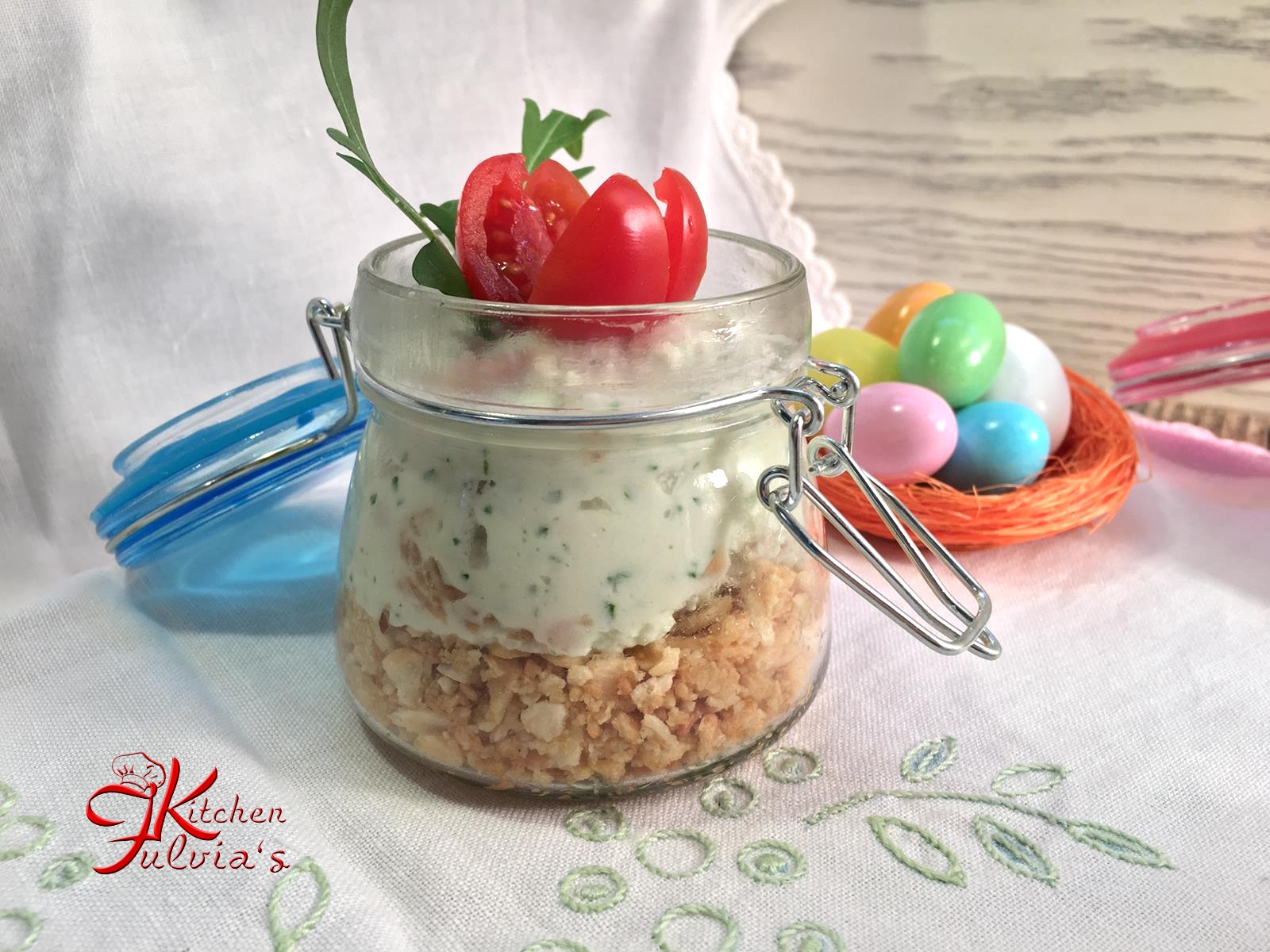 Mini cheesecake con burrata di bufala, ricotta e salmone – videoricetta