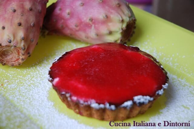 Mini cheesecake con fichi d’india