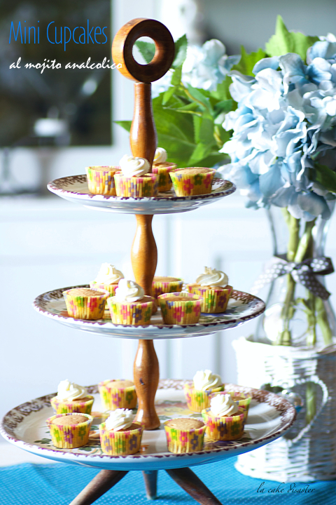 Mini cupcakes al mojito analcolico