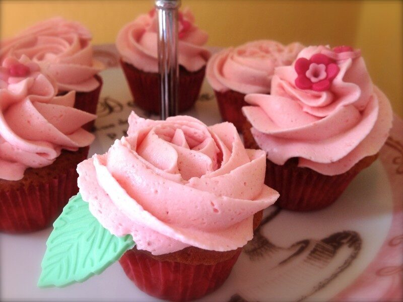 Mini cupcakes alle fragole