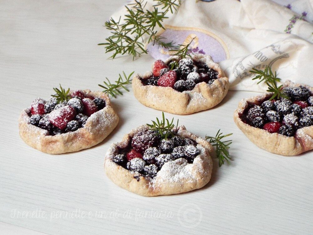 Mini galette ai frutti rossi