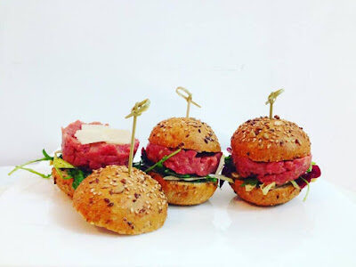 Mini hamburger di tartare