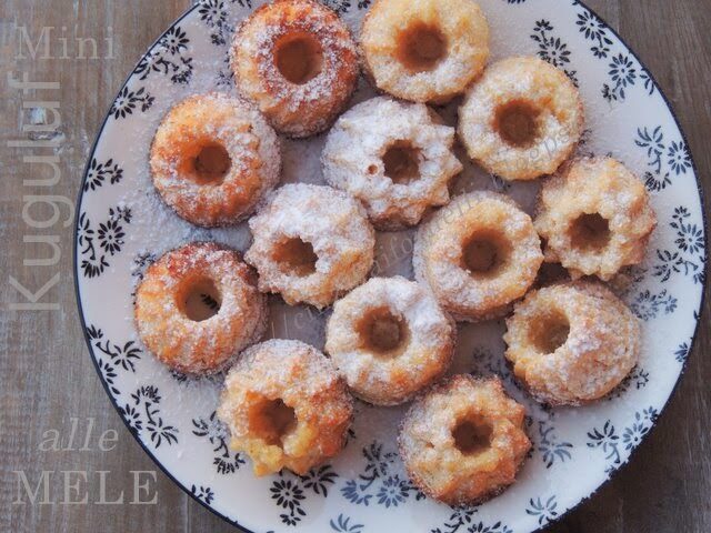 Mini Kugelhopf o kougelhopf alla mela