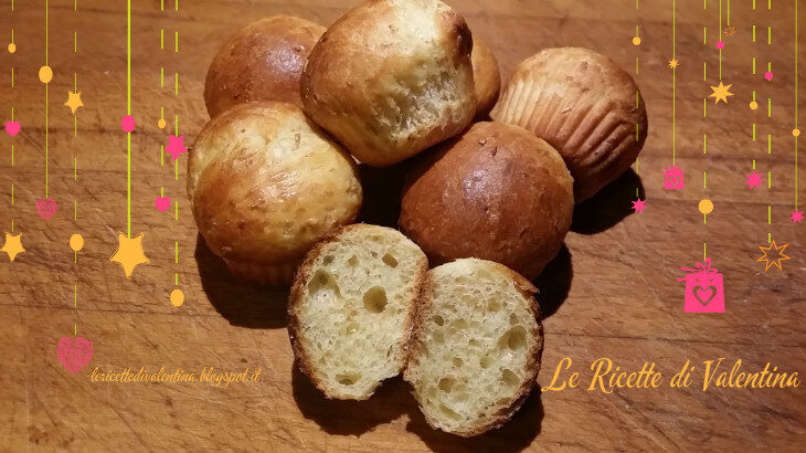 Mini-mini panettoni gastronomici integrali (ricetta bimby)