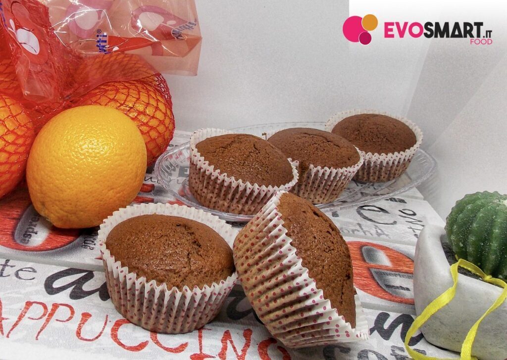 Mini pan d’arancio al cacao senza glutine