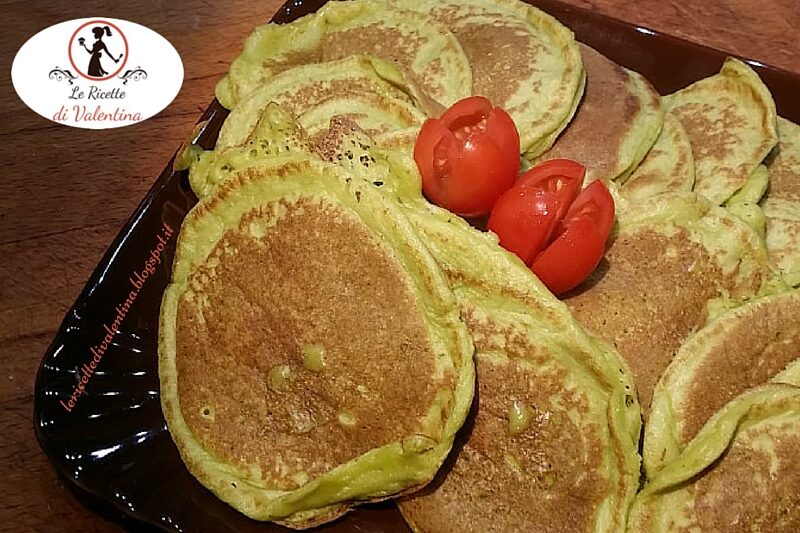Mini pancacakes alle zucchine