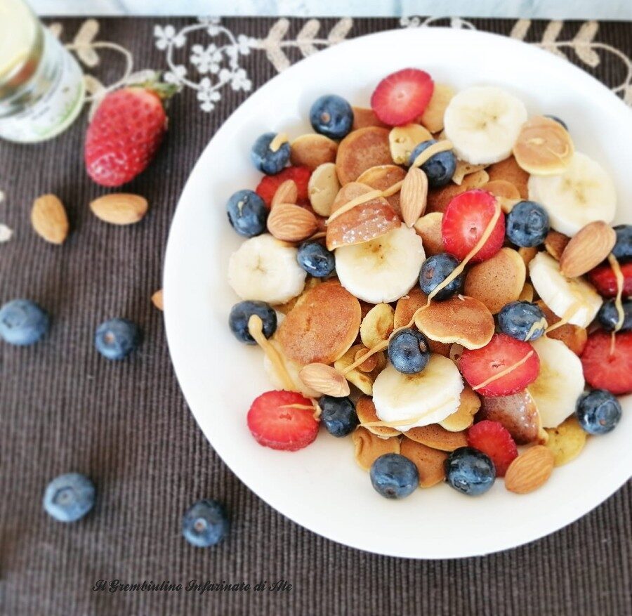 Mini pancake al miele
