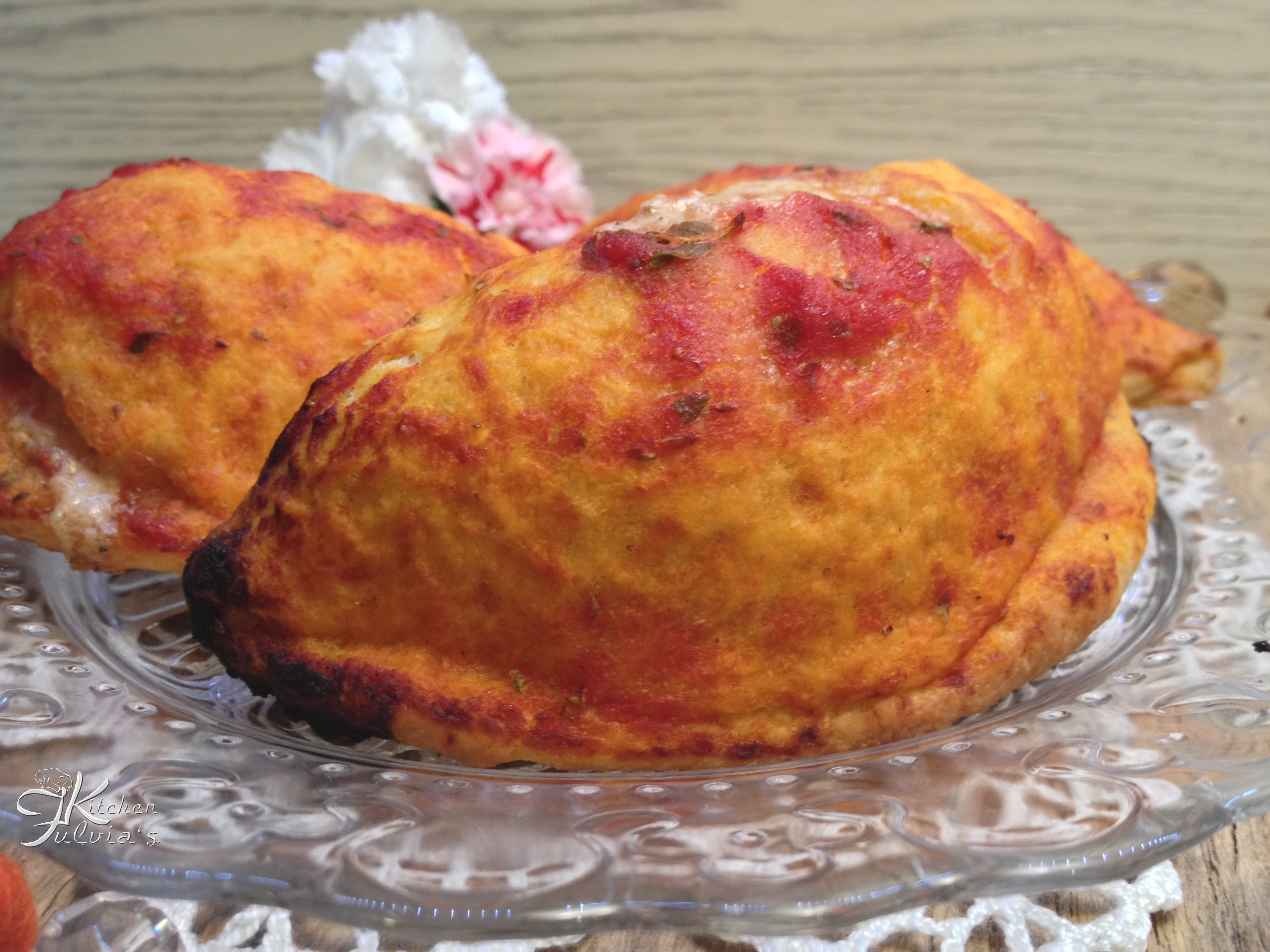 Mini panzerotti al forno con pasta madre