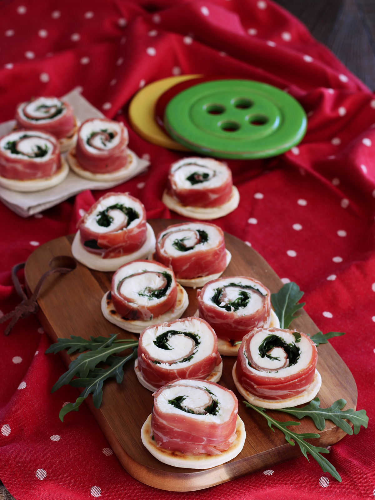 Mini piadine di montersino