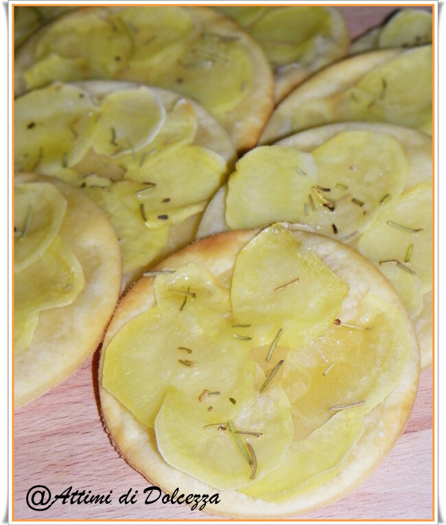 Mini pizzette alle patate