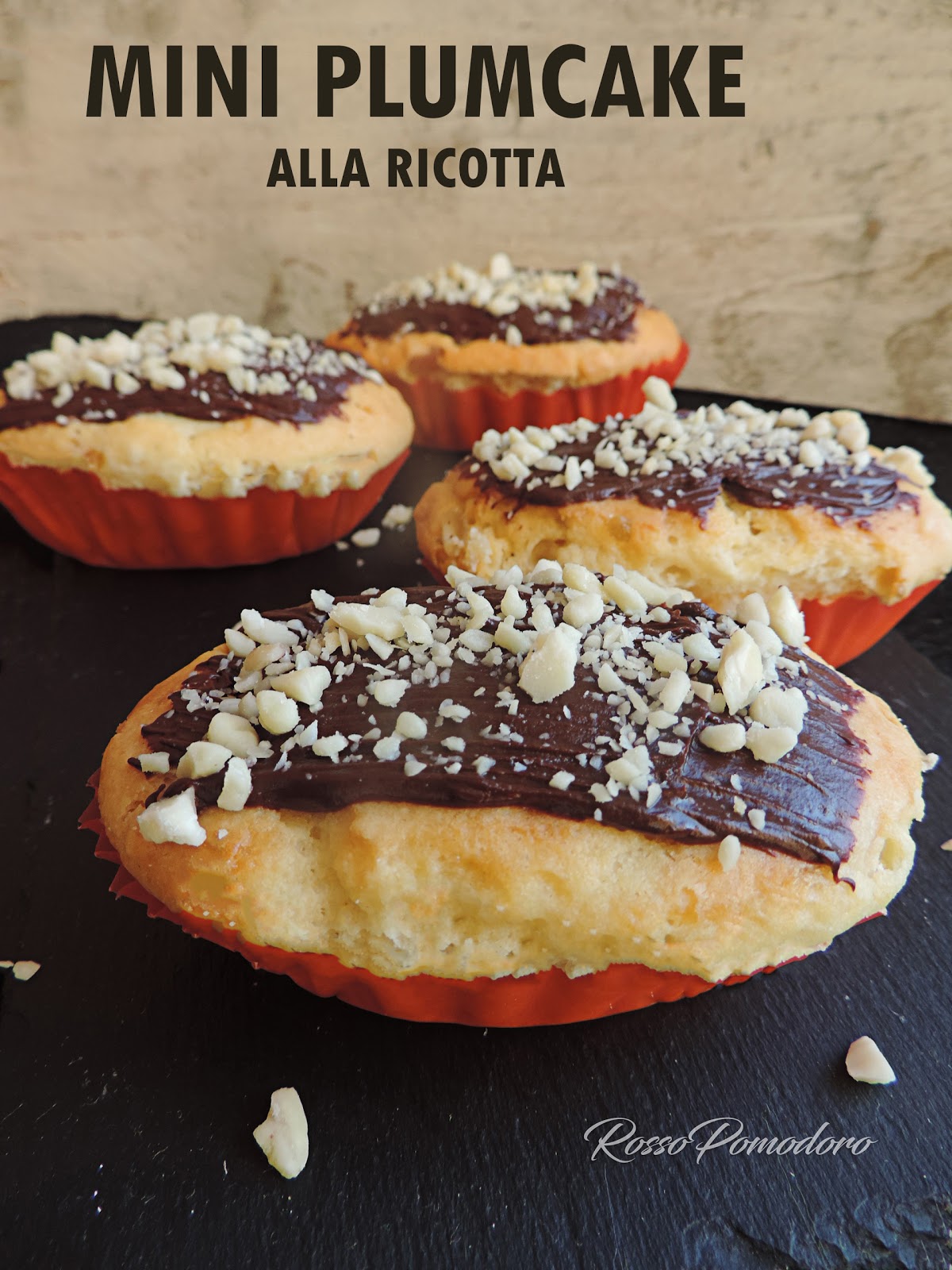 Mini plumcake alla ricotta con frutta candita (senza burro)