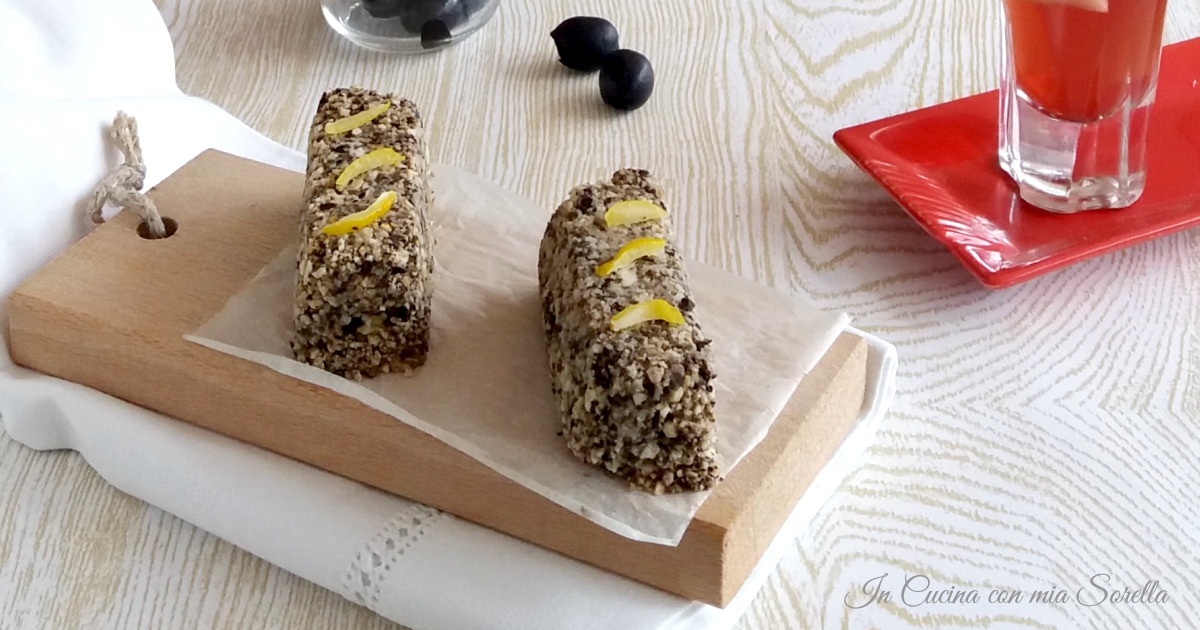 Mini plumcake alle olive ripieni di gelato al tonno