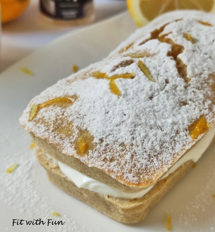 Mini plumcake cocco e limone proteico low carb