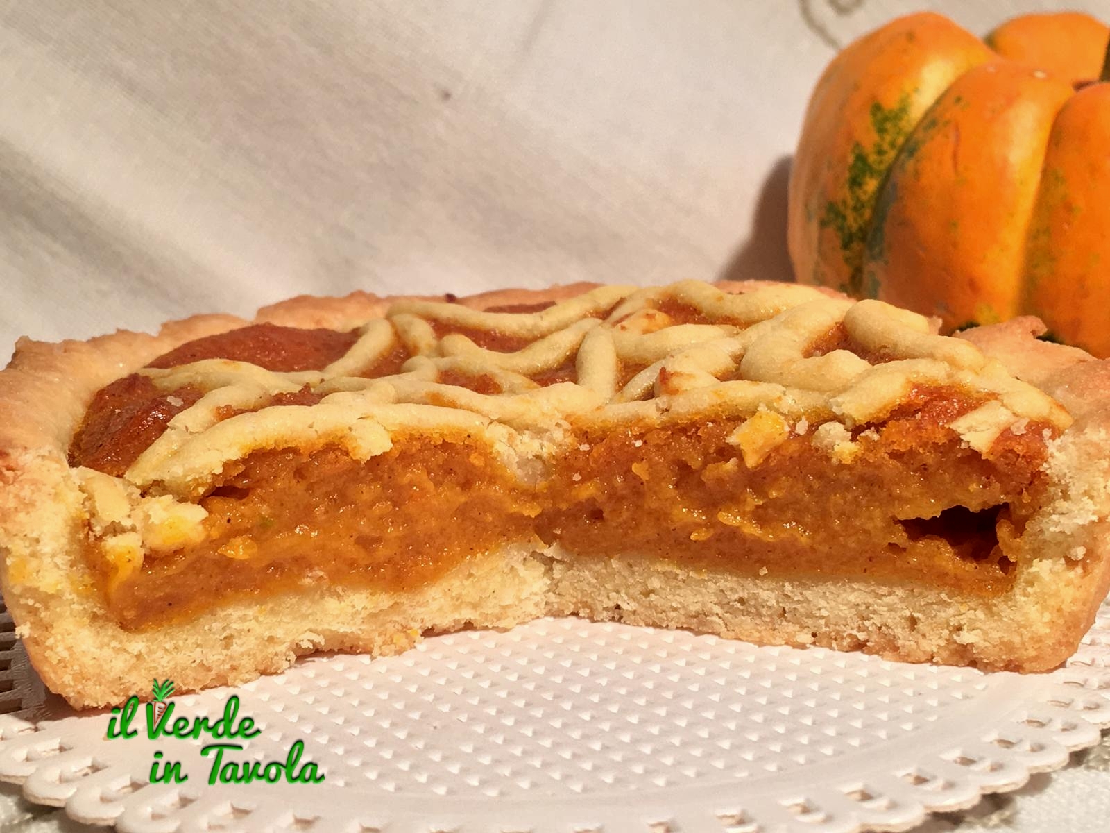 Mini pumpkin pie vegane