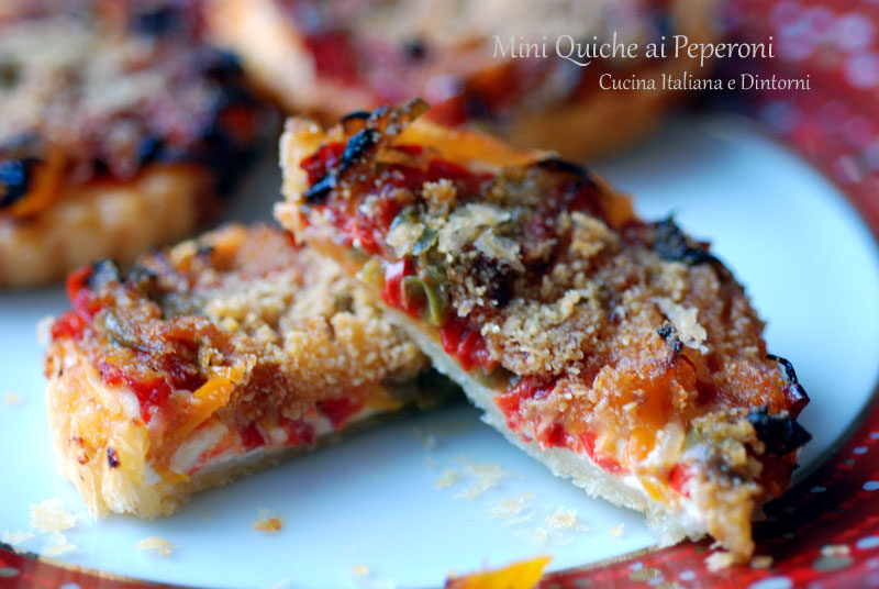 Mini Quiche ai Peperoni
