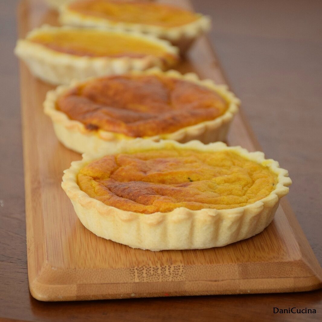 Mini quiche alla zucca