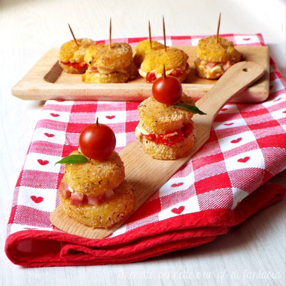 Mini sandwich di patate