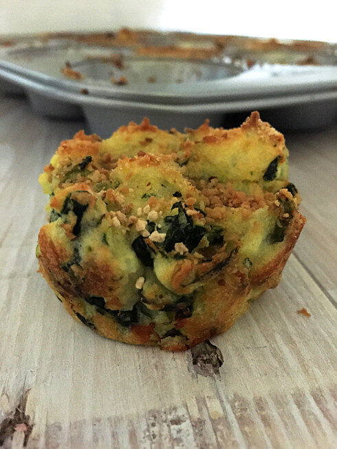 Mini sformati di patate e spinaci