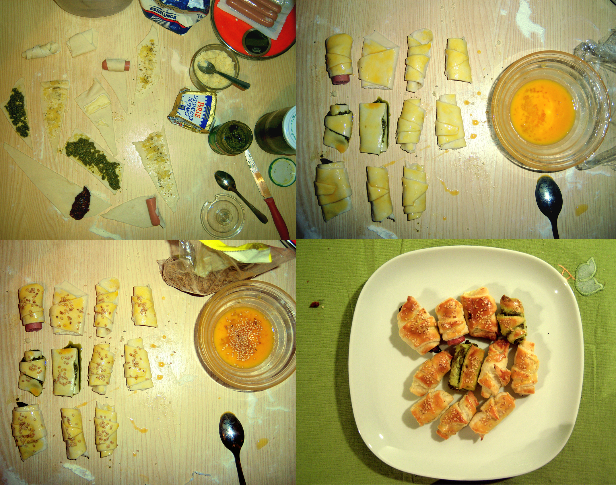 Mini stuzzichini di sfoglia