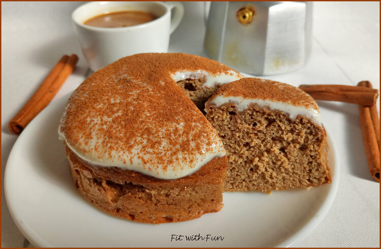 Mini torta cappuccino proteica e low carb