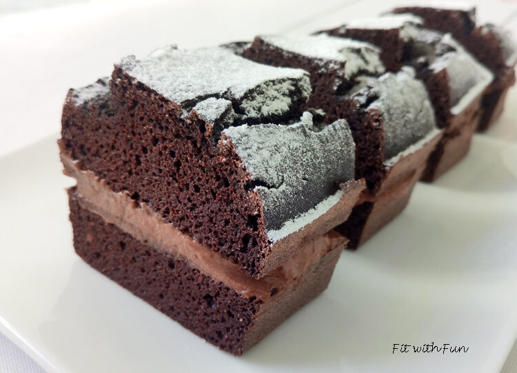 Mini torta cocco e cacao proteica low carb