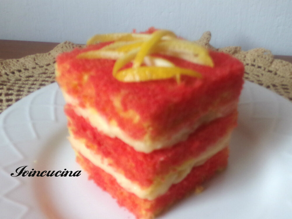 Mini torta con crema al limone