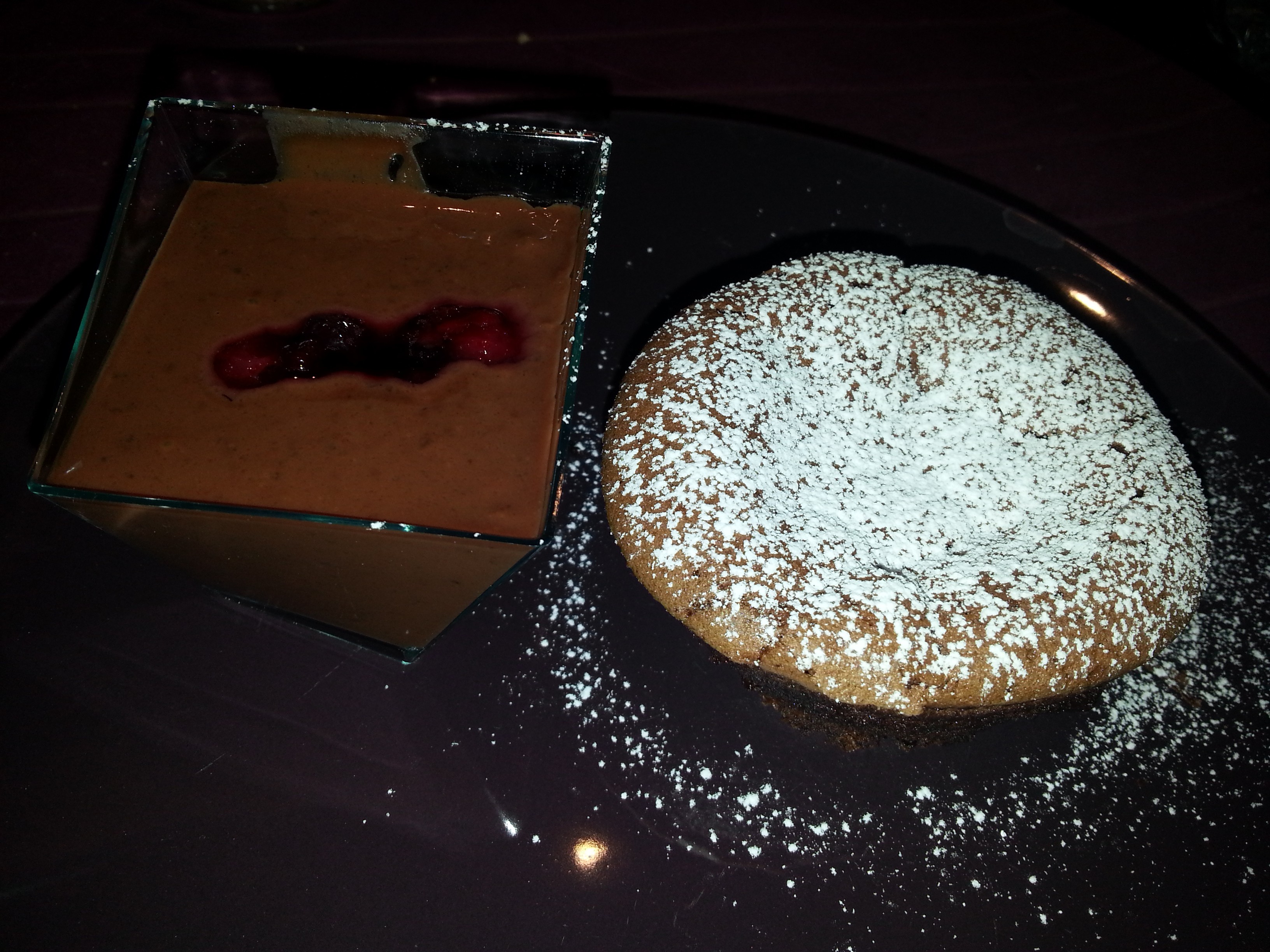 Minicake con cuore fondente