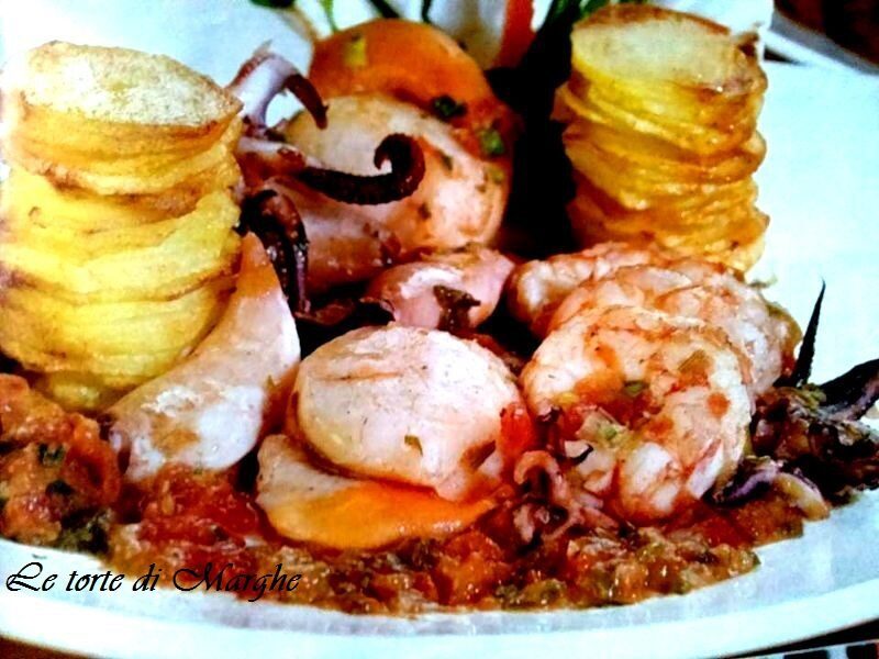 Misto mare con patate, ricetta golosa…