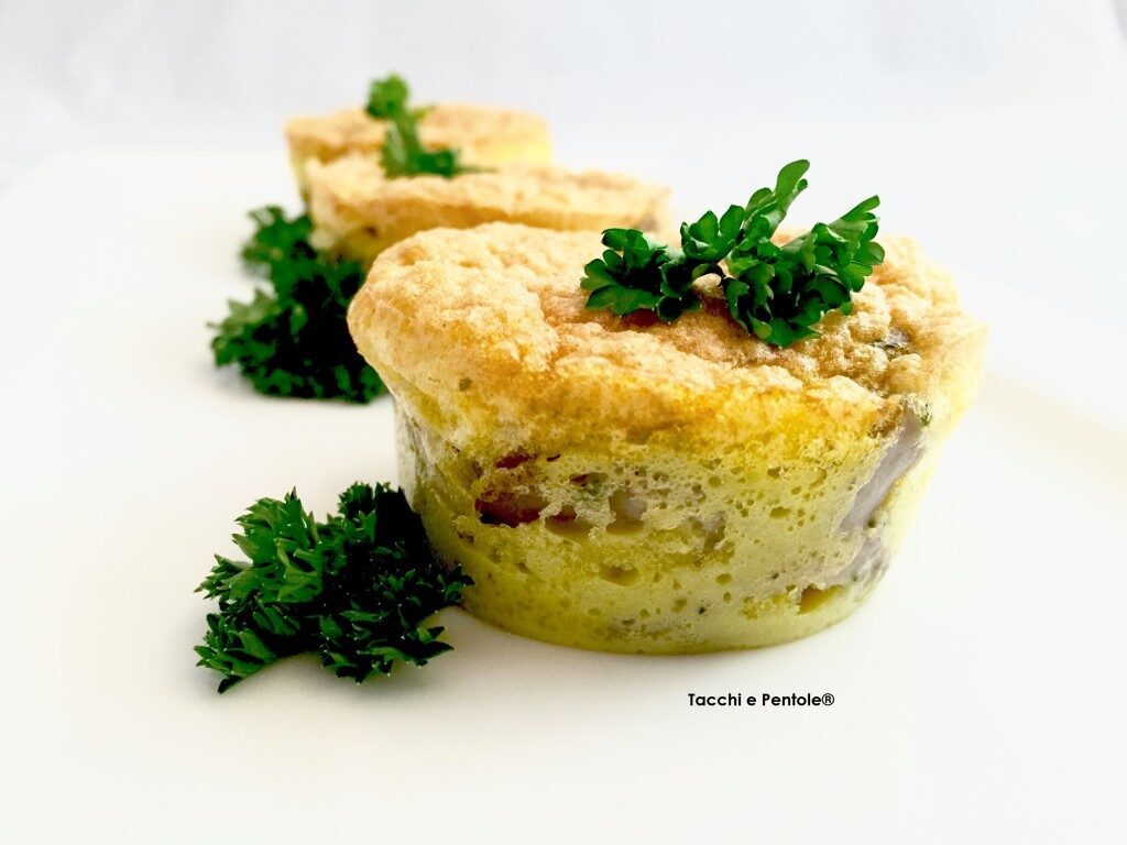 MONO TORTILLA CON PATATE E FUNGHI PORCINI
