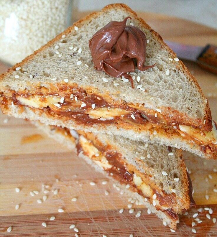 Morbidino al burro d’arachidi nutella e banana