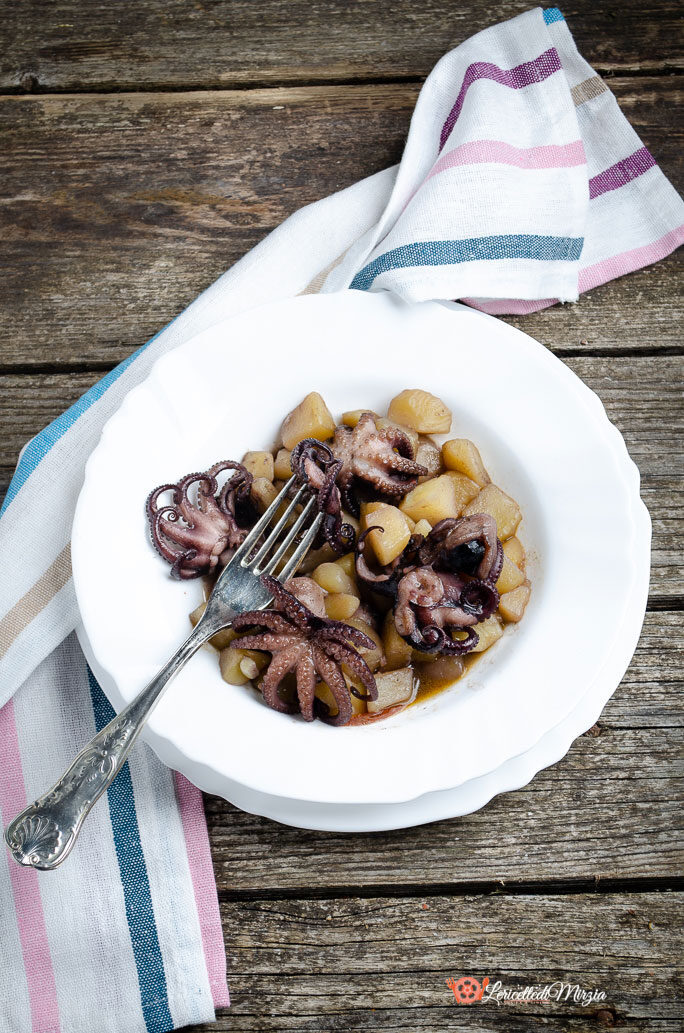 Moscardini in umido con patate