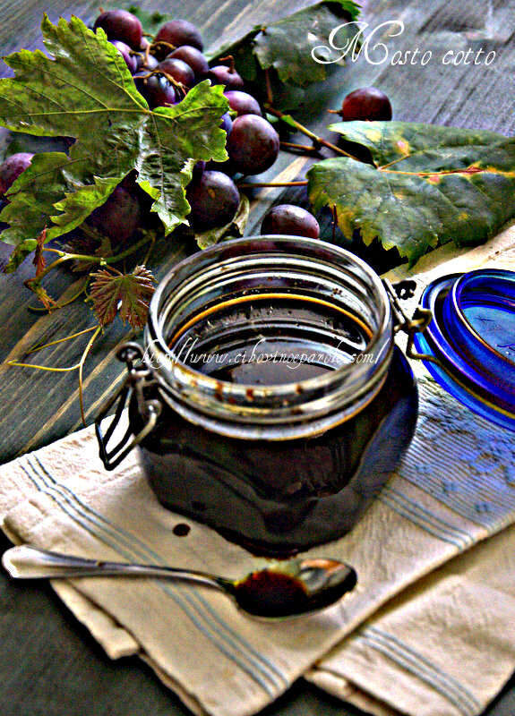Mosto cotto d’uva- cooked grape must