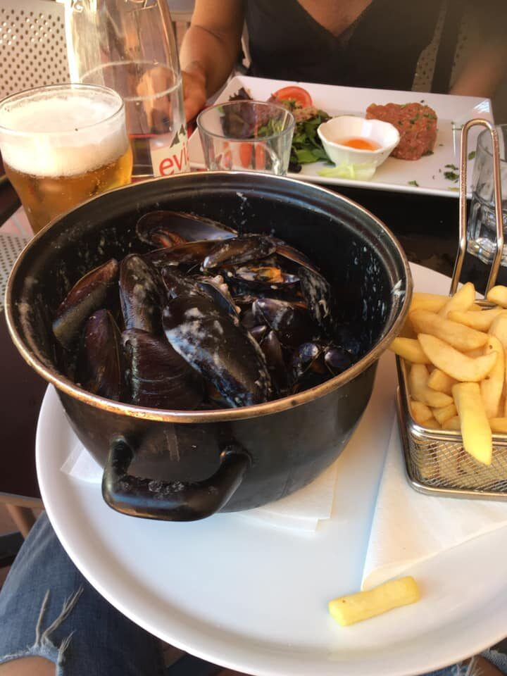 Moules et frites (francia)