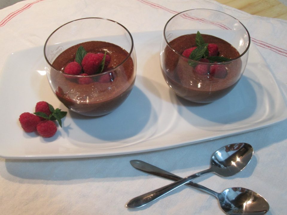 mousse al cioccolato fondente