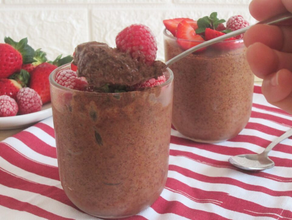 Mousse al cioccolato veg