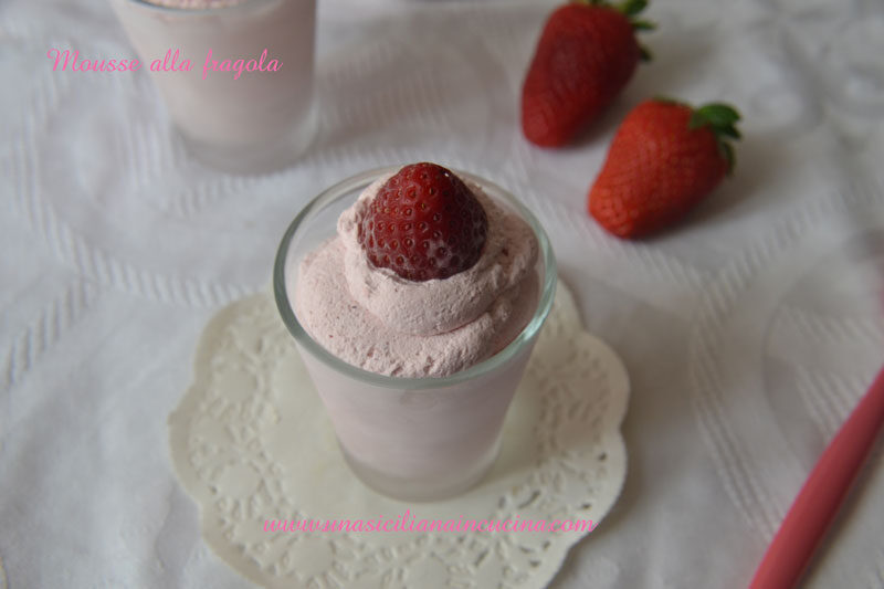 Mousse alla fragola
