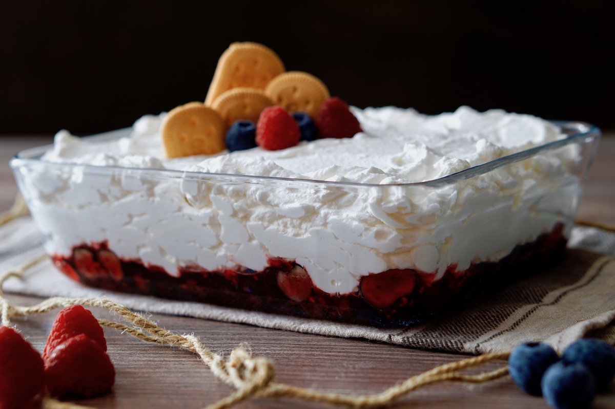 Mousse alla ricotta e frutti di bosco