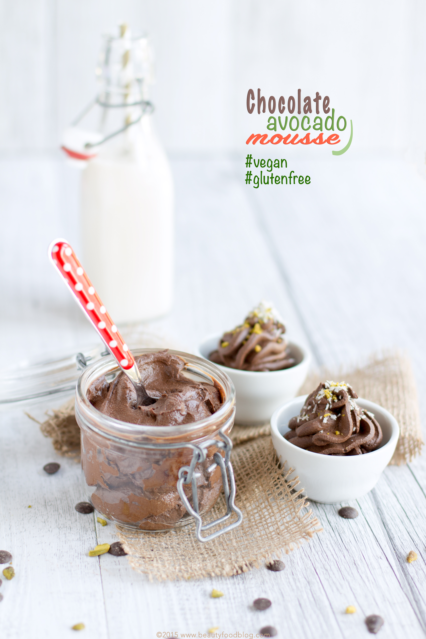 Mousse cioccolato e avocado |vegan & senza glutine