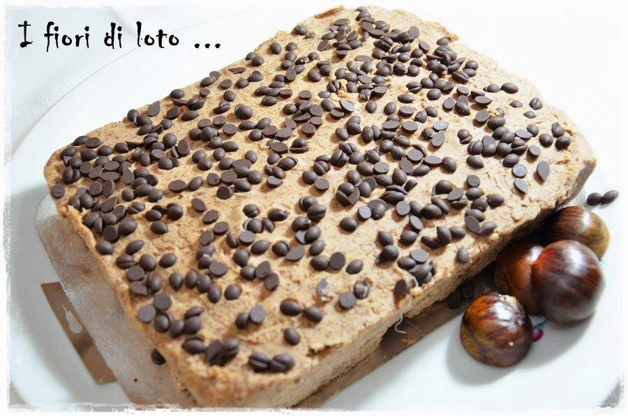 Mousse di castagne al cioccolato